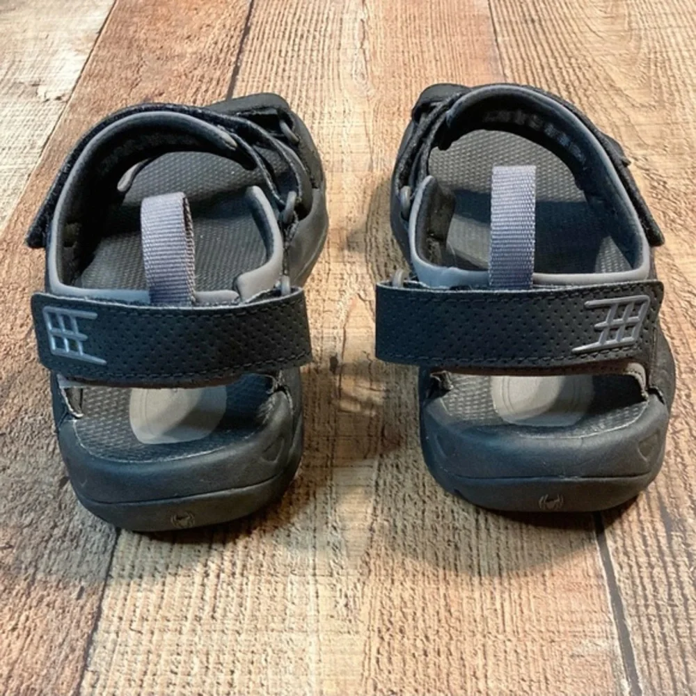 Teva‎ Mens 8 Tanza Active Sport Sandals Black Grey Hiking 4289 F27421K